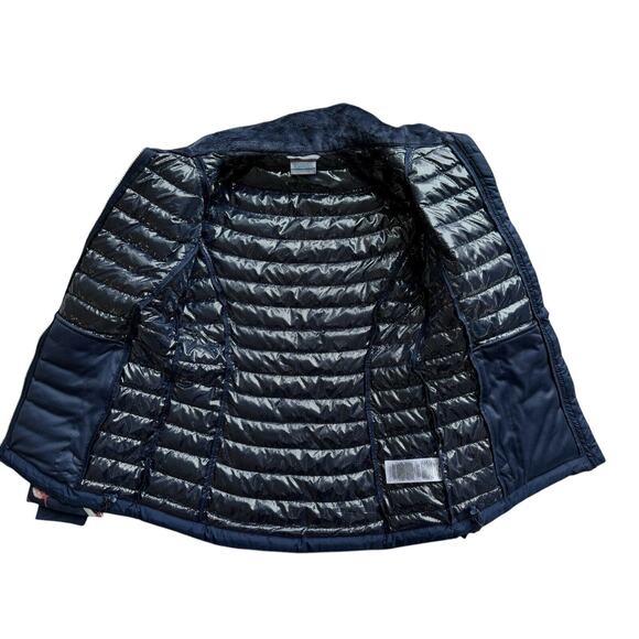 Columbia Women Size XS WHITE OUT‎ ll OMNI HEAT Jacket Zippered Hand Pockets - Picture 12 of 15